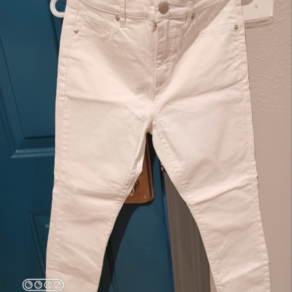 White denim jeans from loft